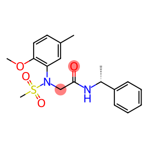 2-[2-methoxy-5-methyl(methylsulfonyl)anilino]-N-(1-phenylethyl)acetamide