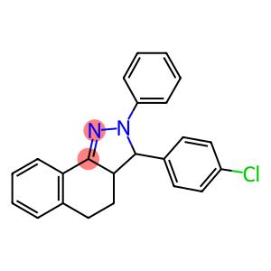 3-(4-chlorophenyl)-2-phenyl-3,3a,4,5-tetrahydro-2H-benzo[g]indazole