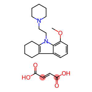 but-2-enedioic acid, 1-methoxy-9-[2-(1-piperidyl)ethyl]-5,6,7,8-tetrah ydrocarbazole