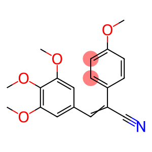 Benzeneacetonitrile, 4-methoxy-α-[(3,4,5-trimethoxyphenyl)methylene]-