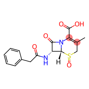 [6R-(6alpha,7beta)]-3-methyl-8-oxo-7-(phenylacetamido)-5-thia-1-azabicyclo[4.2.0]oct-2-ene-2-carboxylic acid 5-oxide