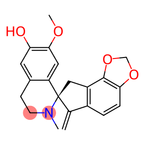 (7S)-3',4',6,8-Tetrahydro-7'-methoxy-2'-methyl-6-methylenespiro[7H-indeno[4,5-d]-1,3-dioxole-7,1'(2'H)-isoquinolin]-6'-ol