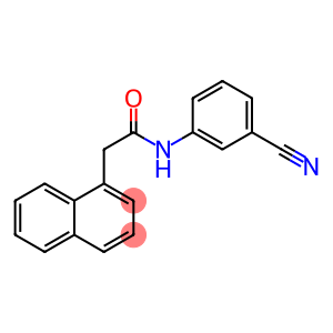 1-Naphthaleneacetamide, N-(3-cyanophenyl)-