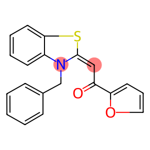 2-(3-benzyl-1,3-benzothiazol-2(3H)-ylidene)-1-(2-furyl)ethanone