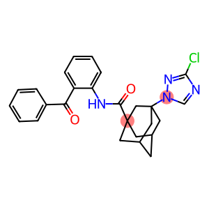 N-(2-benzoylphenyl)-3-(3-chloro-1H-1,2,4-triazol-1-yl)-1-adamantanecarboxamide