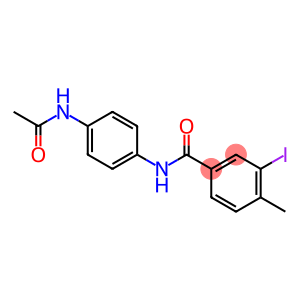 N-[4-(acetylamino)phenyl]-3-iodo-4-methylbenzamide