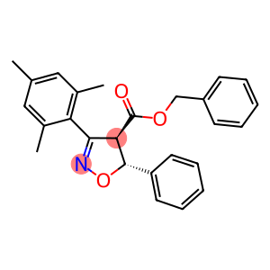 benzyl 3-mesityl-5-phenyl-4,5-dihydro-4-isoxazolecarboxylate