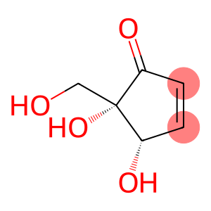 (4S,5S)-4,5-Dihydroxy-5-hydroxymethyl-2-cyclopenten-1-one