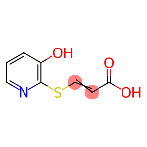 2-Propenoicacid,3-[(3-hydroxy-2-pyridinyl)thio]-(9CI)