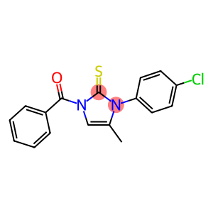 1-benzoyl-3-(4-chlorophenyl)-4-methyl-1,3-dihydro-2H-imidazole-2-thione