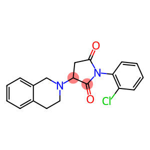 1-(2-chlorophenyl)-3-(3,4-dihydroisoquinolin-2(1H)-yl)pyrrolidine-2,5-dione
