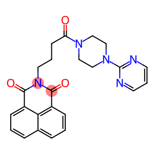 1H-Benz[de]isoquinoline-1,3(2H)-dione, 2-[4-oxo-4-[4-(2-pyrimidinyl)-1-piperazinyl]butyl]-