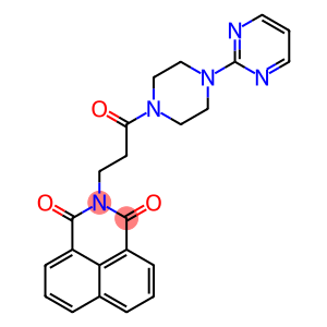 2-(3-oxo-3-(4-(pyrimidin-2-yl)piperazin-1-yl)propyl)-1H-benzo[de]isoquinoline-1,3(2H)-dione