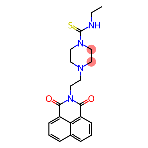4-(2-(1,3-dioxo-1H-benzo[de]isoquinolin-2(3H)-yl)ethyl)-N-ethylpiperazine-1-carbothioamide