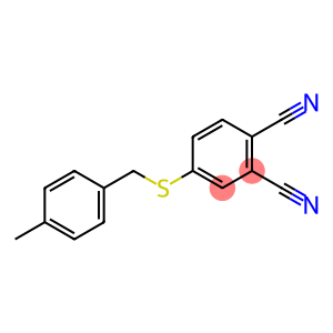 1,2-Benzenedicarbonitrile, 4-[[(4-methylphenyl)methyl]thio]-