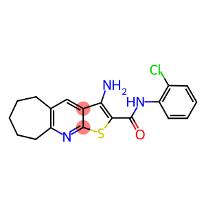 3-amino-N-(2-chlorophenyl)-6,7,8,9-tetrahydro-5H-cyclohepta[b]thieno[3,2-e]pyridine-2-carboxamide