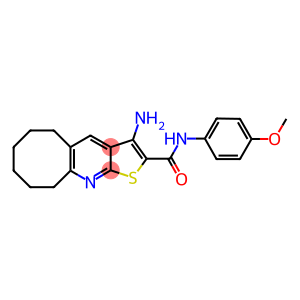 3-amino-N-(4-methoxyphenyl)-5,6,7,8,9,10-hexahydrocycloocta[b]thieno[3,2-e]pyridine-2-carboxamide