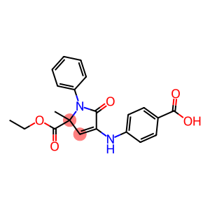 4-[(5-ethoxycarbonyl-5-methyl-2-oxo-1-phenylpyrrol-3-yl)amino]benzoic acid