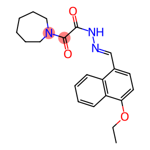 2-(1-azepanyl)-N'-[(4-ethoxy-1-naphthyl)methylene]-2-oxoacetohydrazide