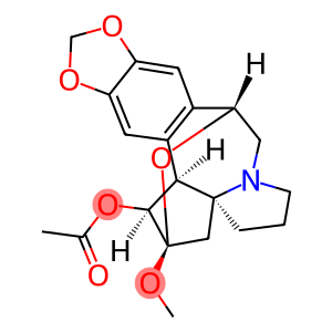 (1S,3aS)-1,2,3,5,6,8,9,14bβ-Octahydro-2β-methoxy-2α,9α-epoxy-4H-cyclopenta[a][1,3]dioxolo[4,5-h]pyrrolo[2,1-b][3]benzazepin-1α-ol acetate