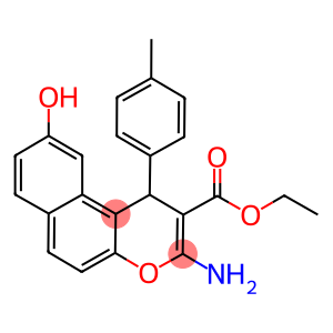 ethyl 3-amino-9-hydroxy-1-(4-methylphenyl)-1H-benzo[f]chromene-2-carboxylate