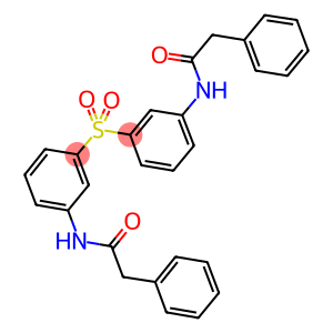 2-phenyl-N-[3-({3-[(phenylacetyl)amino]phenyl}sulfonyl)phenyl]acetamide