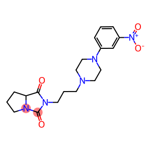 2-[3-(4-{3-nitrophenyl}-1-piperazinyl)propyl]tetrahydro-1H-pyrrolo[1,2-c]imidazole-1,3(2H)-dione