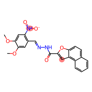 N'-{2-nitro-4,5-dimethoxybenzylidene}naphtho[2,1-b]furan-2-carbohydrazide