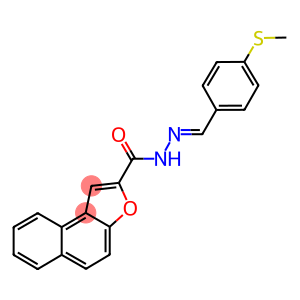 N'-[4-(methylsulfanyl)benzylidene]naphtho[2,1-b]furan-2-carbohydrazide