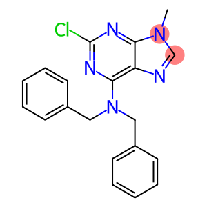 N,N-dibenzyl-2-chloro-9-methyl-9H-purin-6-amine