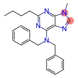 N,N-二苯甲基-2-丁基-9-甲基-9H-嘌呤-6-胺