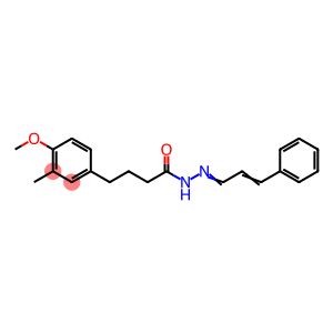 4-(4-methoxy-3-methylphenyl)-N'-(3-phenyl-2-propenylidene)butanohydrazide