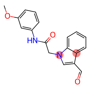 2-(3-FORMYL-1H-INDOL-1-YL)-N-(3-METHOXYPHENYL)ACETAMIDE