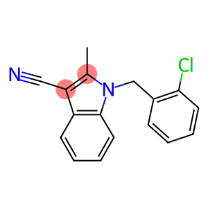 1-(2-chlorobenzyl)-2-methyl-1H-indole-3-carbonitrile