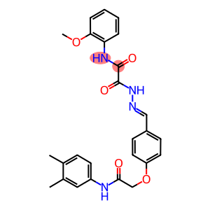 2-(2-{4-[2-(3,4-dimethylanilino)-2-oxoethoxy]benzylidene}hydrazino)-N-(2-methoxyphenyl)-2-oxoacetamide