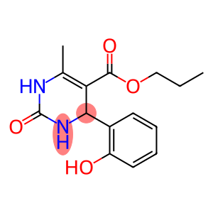 5-Pyrimidinecarboxylicacid,1,2,3,4-tetrahydro-4-(2-hydroxyphenyl)-6-methyl-2-oxo-,propylester(9CI)