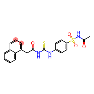 N-[({4-[(acetylamino)sulfonyl]phenyl}amino)carbonothioyl]-2-(1-naphthyl)acetamide