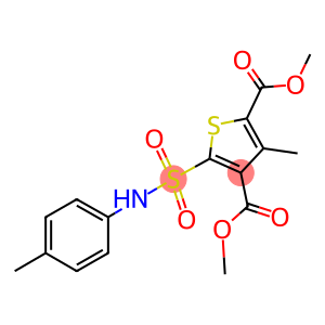 dimethyl 3-methyl-5-(4-toluidinosulfonyl)-2,4-thiophenedicarboxylate