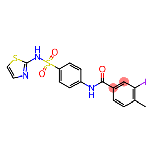 3-iodo-4-methyl-N-{4-[(1,3-thiazol-2-ylamino)sulfonyl]phenyl}benzamide