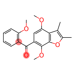 4,7-Dimethoxy-2,3-dimethyl-6-(o-methoxybenzoyl)benzofuran