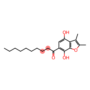 6-Decanoyl-2,3-dimethyl-4,7-benzofurandiol