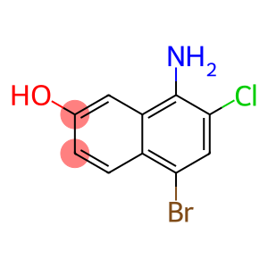 8-amino-5-bromo-7-chloro-2-Naphthalenol