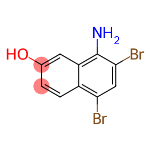 8-amino-5,7-dibromo-2-Naphthalenol