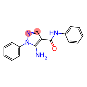 1H-Pyrazole-4-carboxamide, 5-amino-N,1-diphenyl-