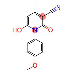 6-hydroxy-1-(4-methoxyphenyl)-4-methyl-2-oxo-1,2-dihydro-3-pyridinecarbonitrile