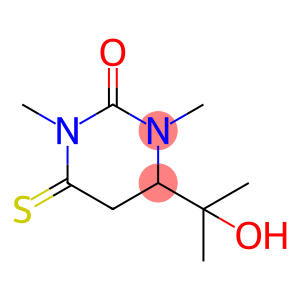 2(1H)-Pyrimidinone,  tetrahydro-4-(1-hydroxy-1-methylethyl)-1,3-dimethyl-6-thioxo-