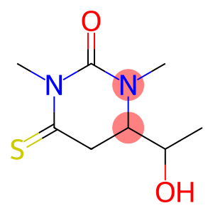 2(1H)-Pyrimidinone,  tetrahydro-4-(1-hydroxyethyl)-1,3-dimethyl-6-thioxo-