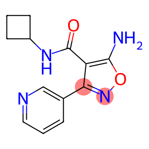 4-Isoxazolecarboxamide,5-amino-N-cyclobutyl-3-(3-pyridinyl)-(9CI)