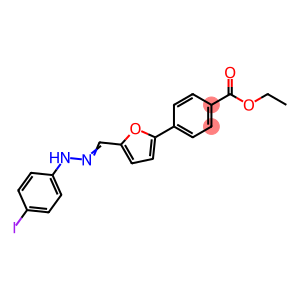 ethyl 4-{5-[2-(4-iodophenyl)carbohydrazonoyl]-2-furyl}benzoate