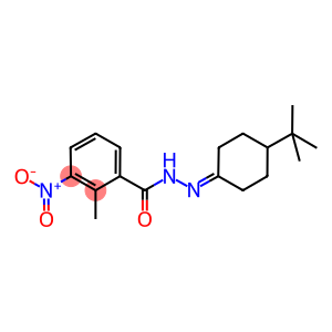 N'-(4-tert-butylcyclohexylidene)-3-nitro-2-methylbenzohydrazide